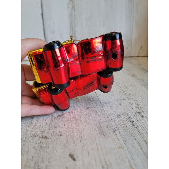 Vintage Coca-Cola red truck bottle delivery car glass ornament Xmas set - Picture 8 of 8